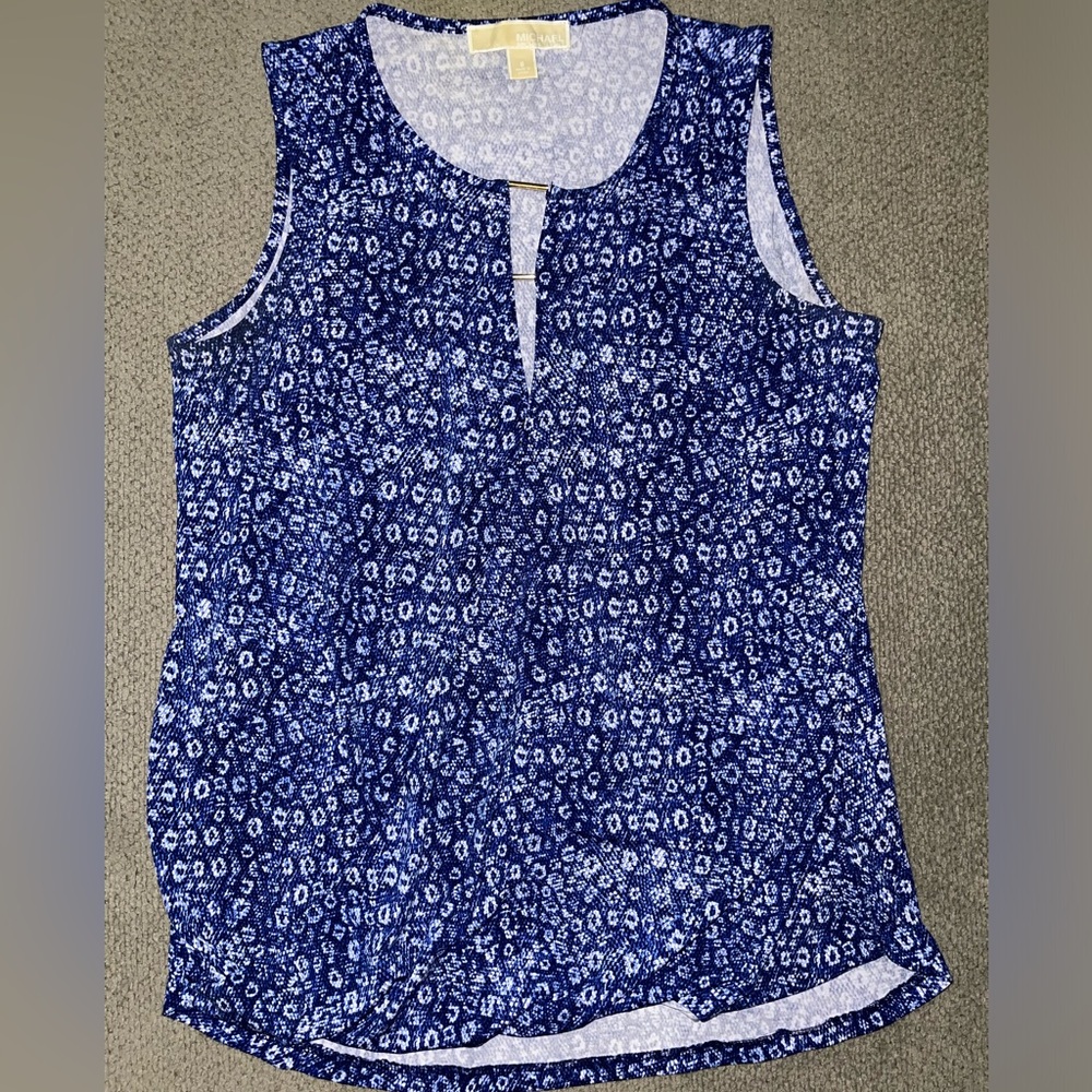 Michael Kors Sleeveless Dress Shirt Size Small